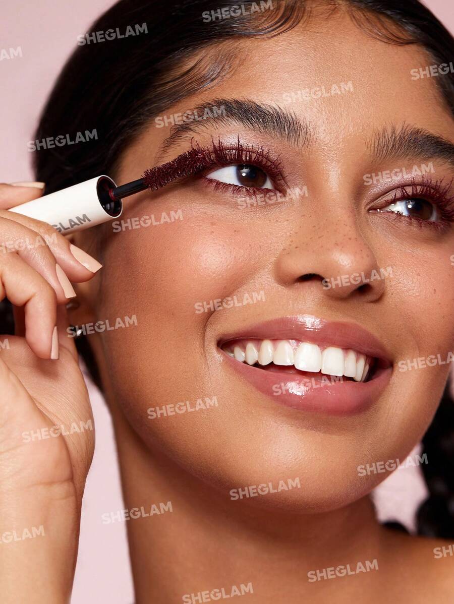 Sheglam All-In-One Volume and Length Mascara-waterproof brugundy