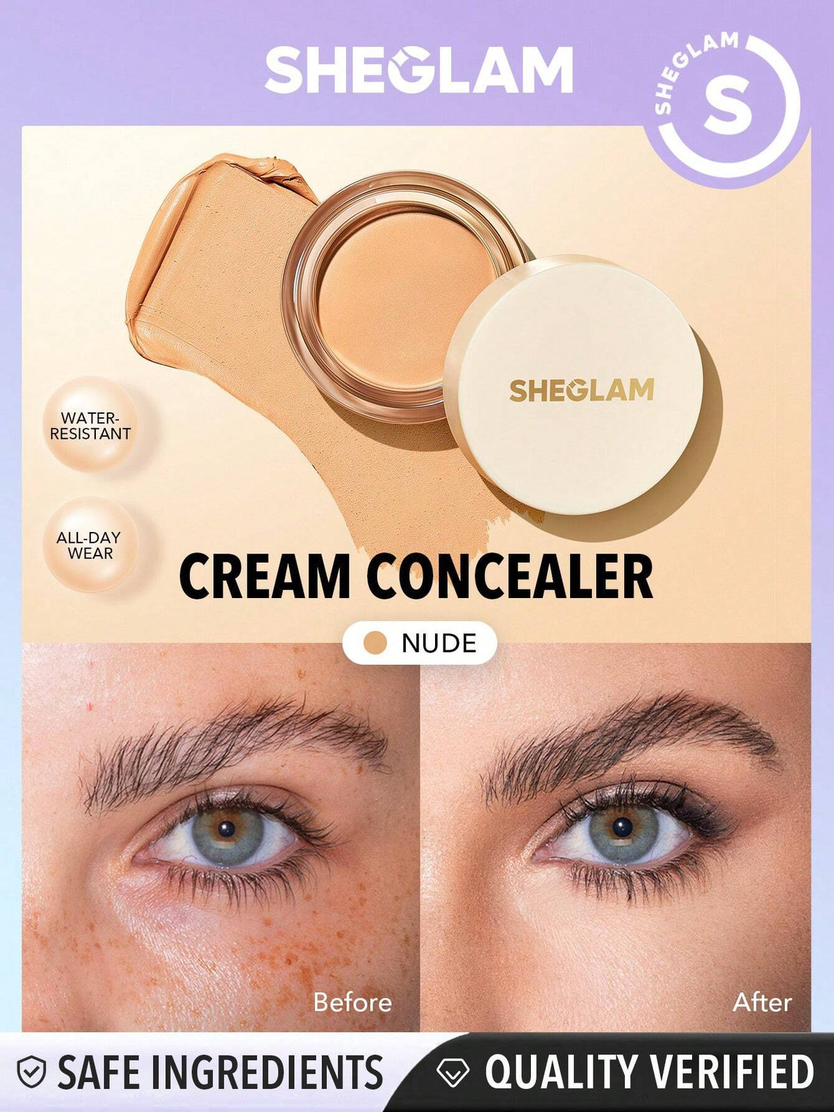 sheglam Rapid Retouch cream concealer
