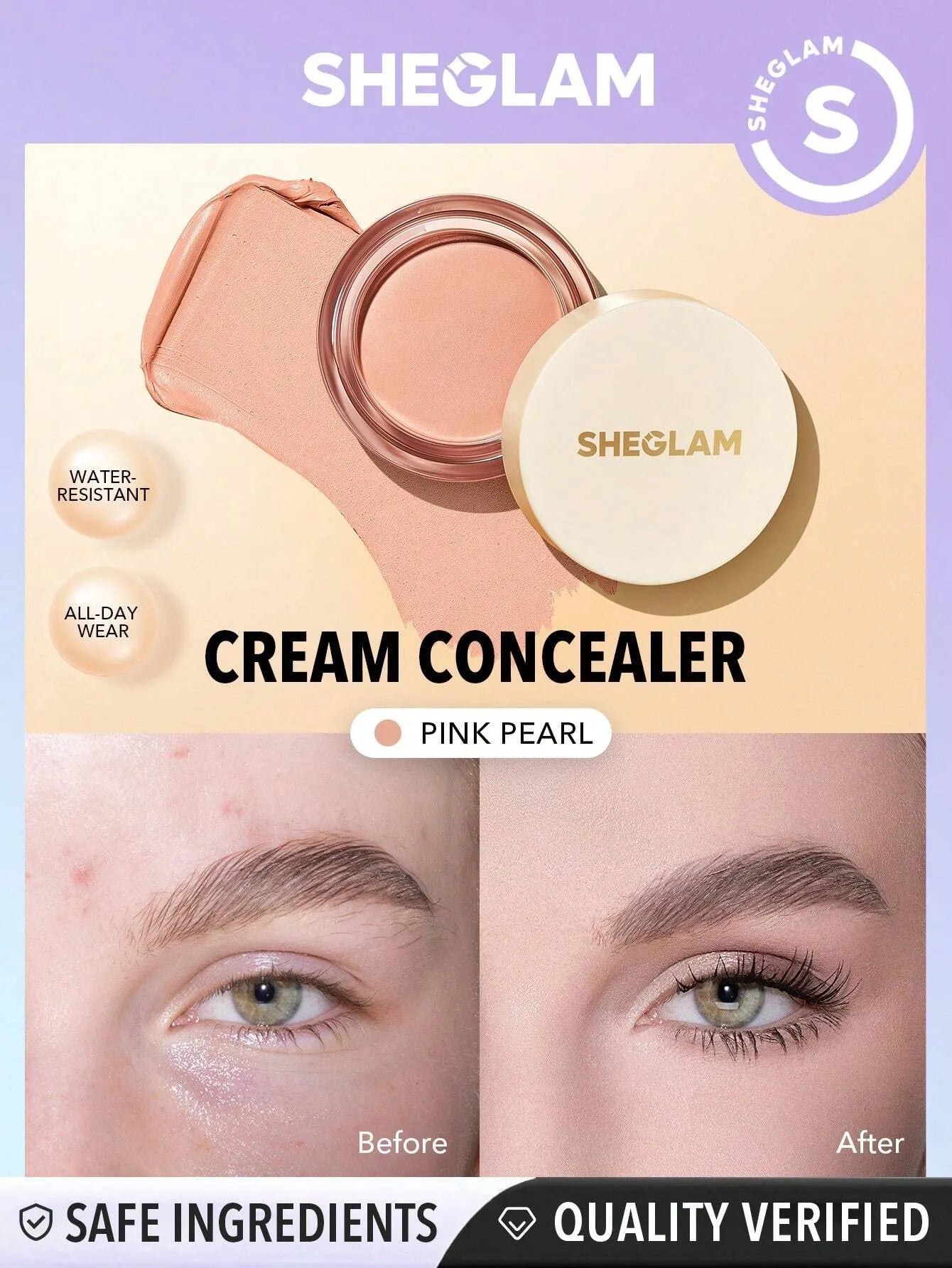sheglam Rapid Retouch cream concealer