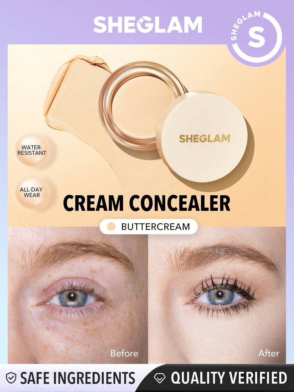 sheglam Rapid Retouch cream concealer