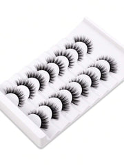 Shein 8 Pairs of Eyelashes Wispy Soft Mink