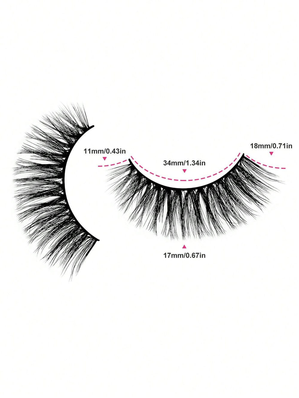 Shein 10 Pairs Eyelashes 6D Super Fluffy