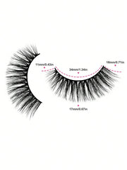Shein 10 Pairs Eyelashes 6D Super Fluffy