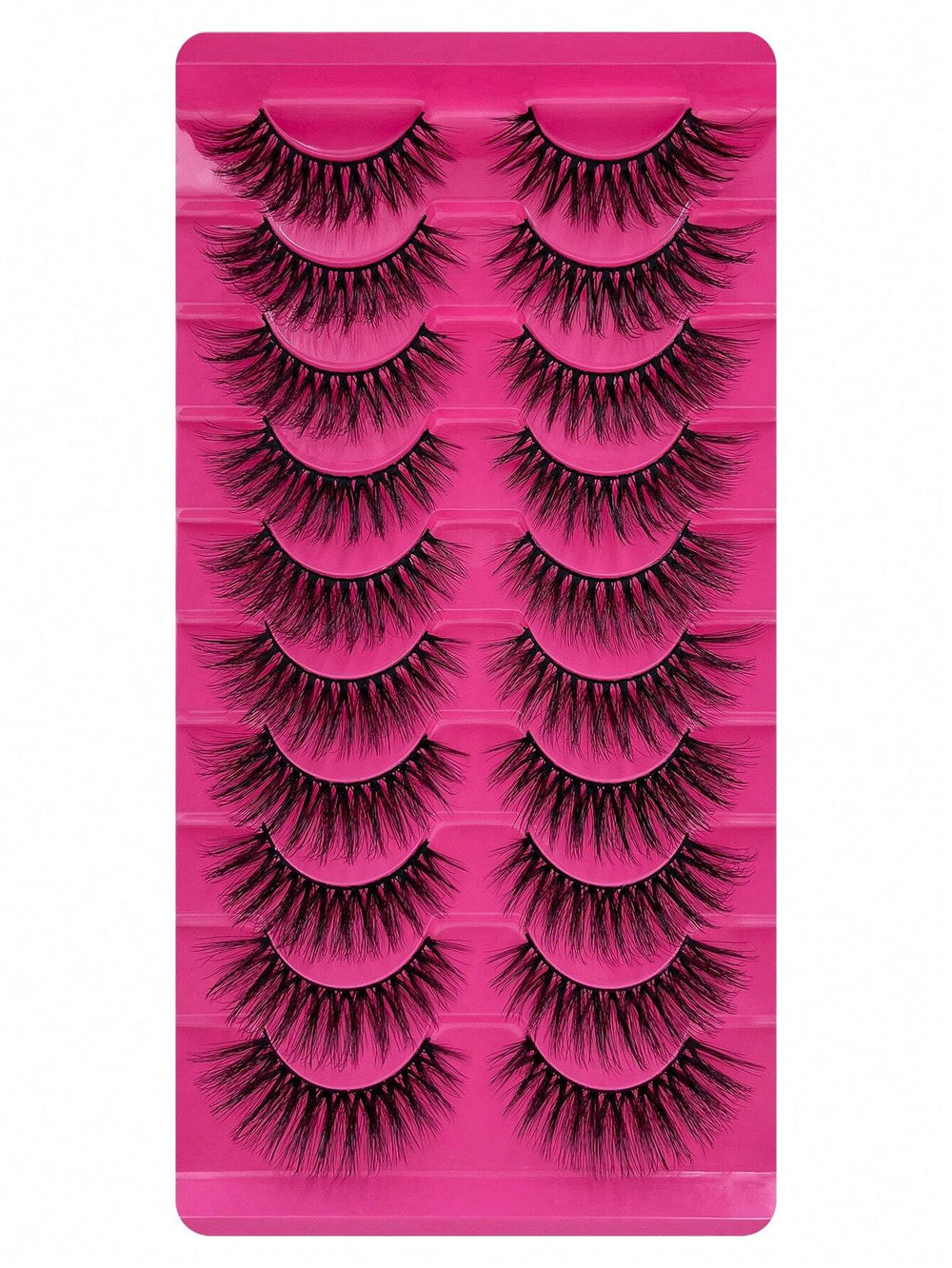 Shein 10 Pairs Eyelashes 6D Super Fluffy