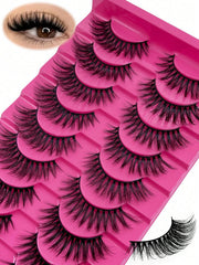 Shein 10 Pairs Eyelashes 6D Super Fluffy