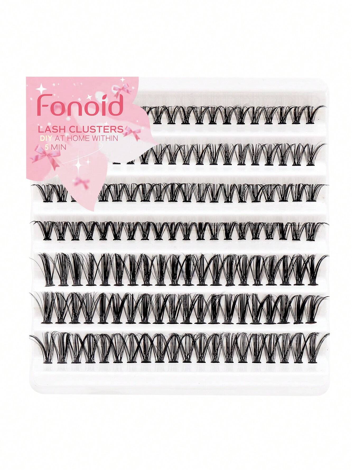 Shein Fonoid 140PCS Single Cluster Segmented Fleece False