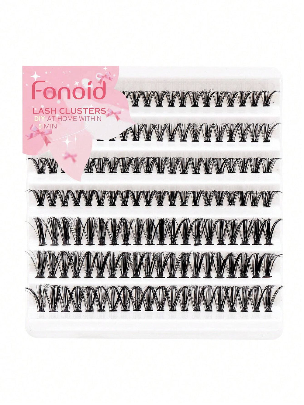 Shein Fonoid 140PCS Single Cluster Segmented Fleece False