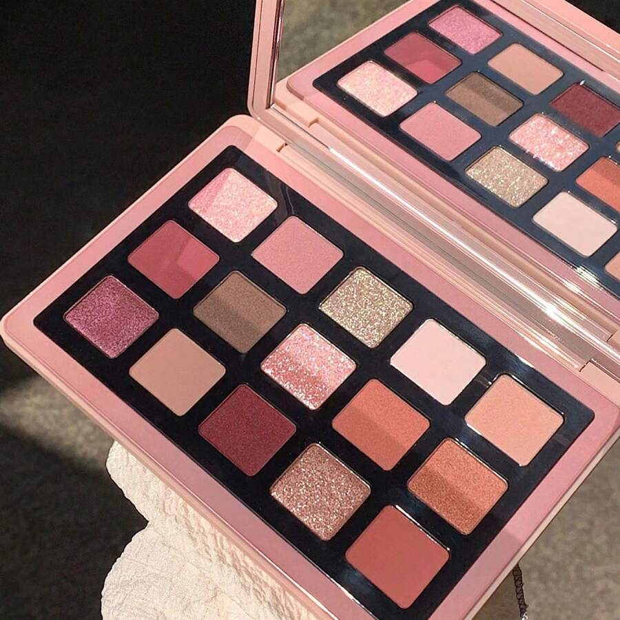 Shein Eyeshadow Palette 15 Color  Matte Shimmer Long-Lasting Eye
