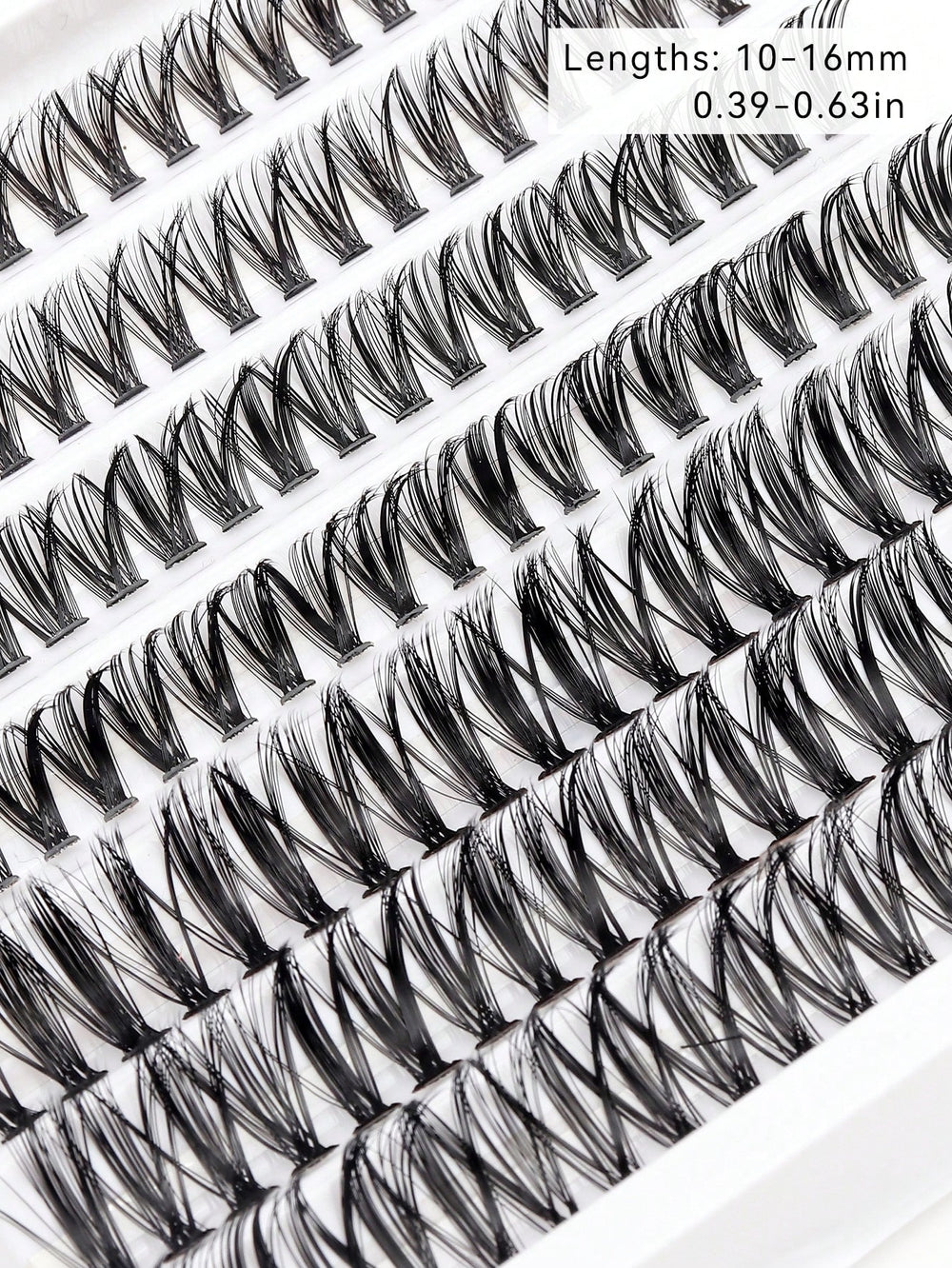 shein Azenlo Seven Row Set Of 140PCS Single Cluster Segmented False Eyelashes