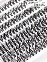 shein Azenlo Seven Row Set Of 140PCS Single Cluster Segmented False Eyelashes