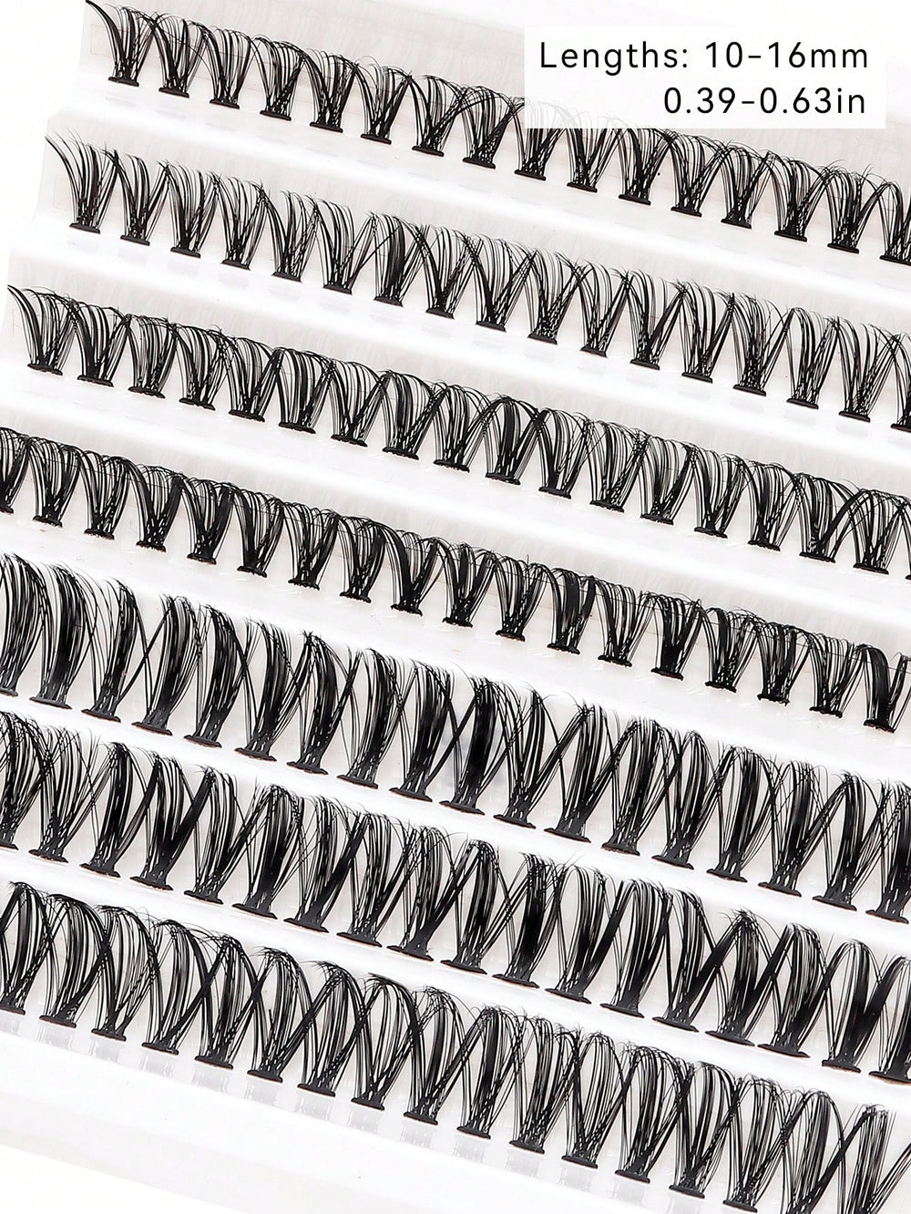 shein Azenlo Seven Row Set Of 140PCS Single Cluster Segmented False Eyelashes