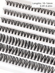 shein Azenlo Seven Row Set Of 140PCS Single Cluster Segmented False Eyelashes
