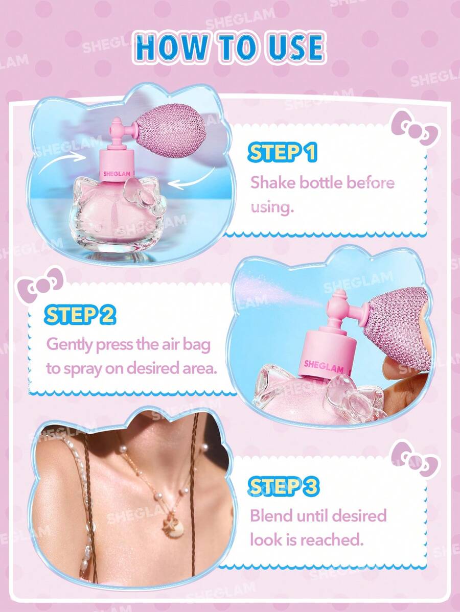 Sheglam Hello Kitty Paw-beautiful Highlighting Body Mist - Kitty Glow
