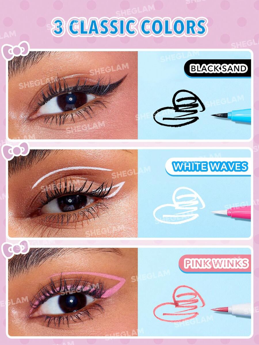Sheglam Hello Kitty Make Waves Waterproof Eyeliner