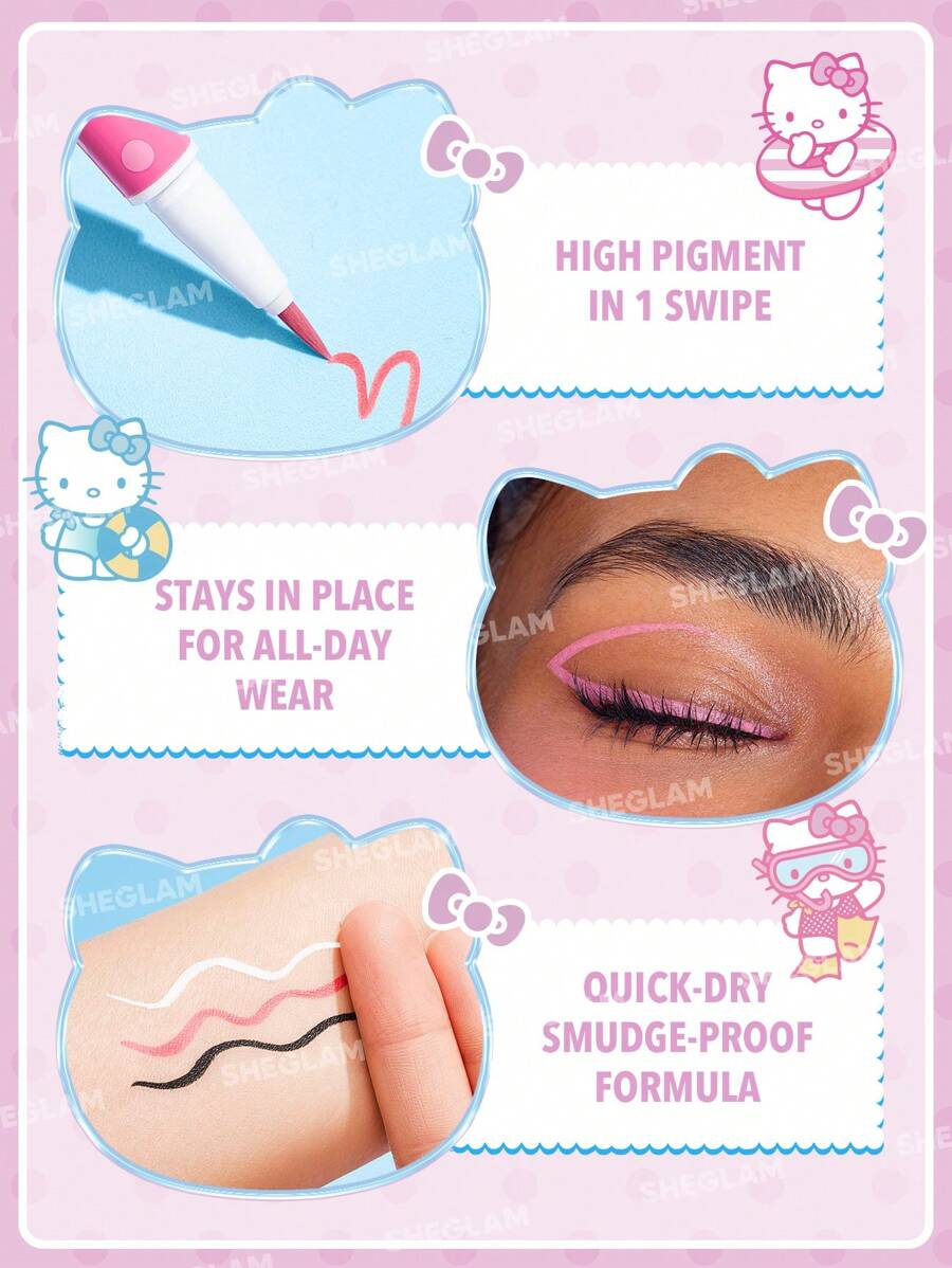 Sheglam Hello Kitty Make Waves Waterproof Eyeliner