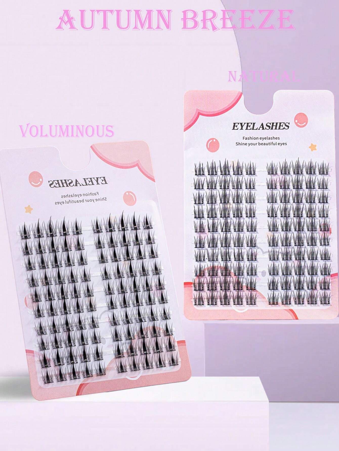 Shein 100 Pcs Autumn Breeze DIY Lshes Clusters Eyelash
