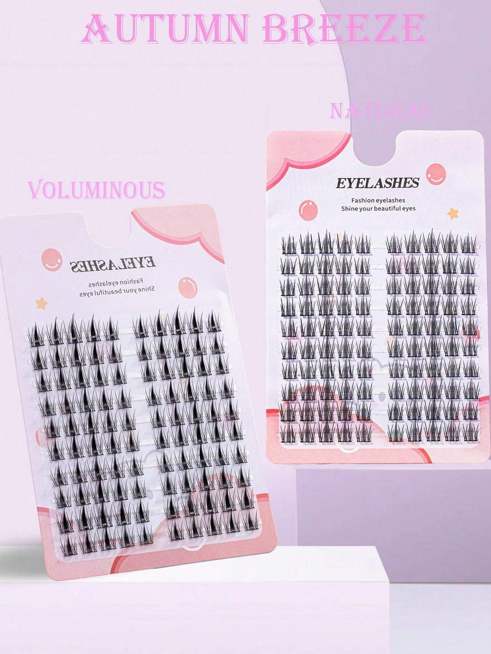 Shein 100 Pcs Autumn Breeze DIY Lshes Clusters Eyelash