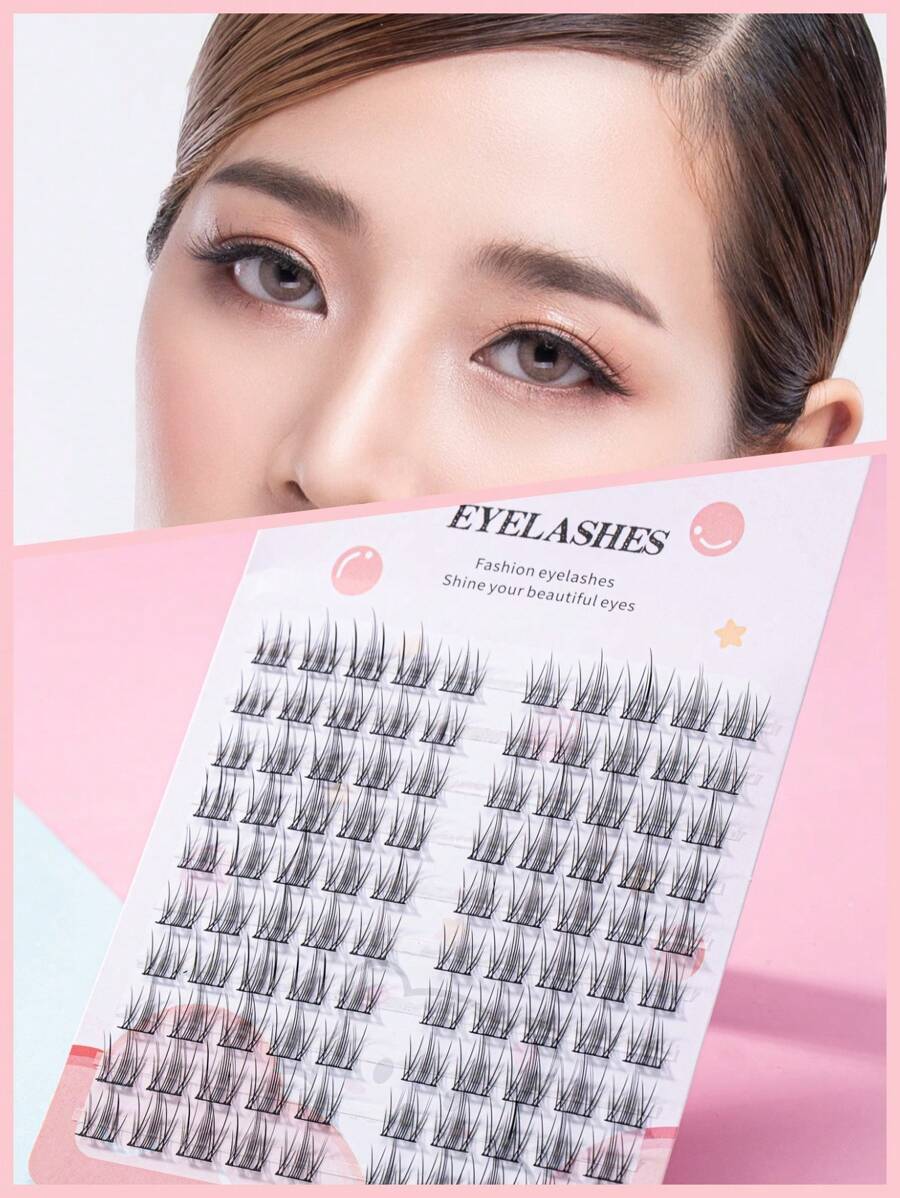Shein 100 Pcs Autumn Breeze DIY Lshes Clusters Eyelash