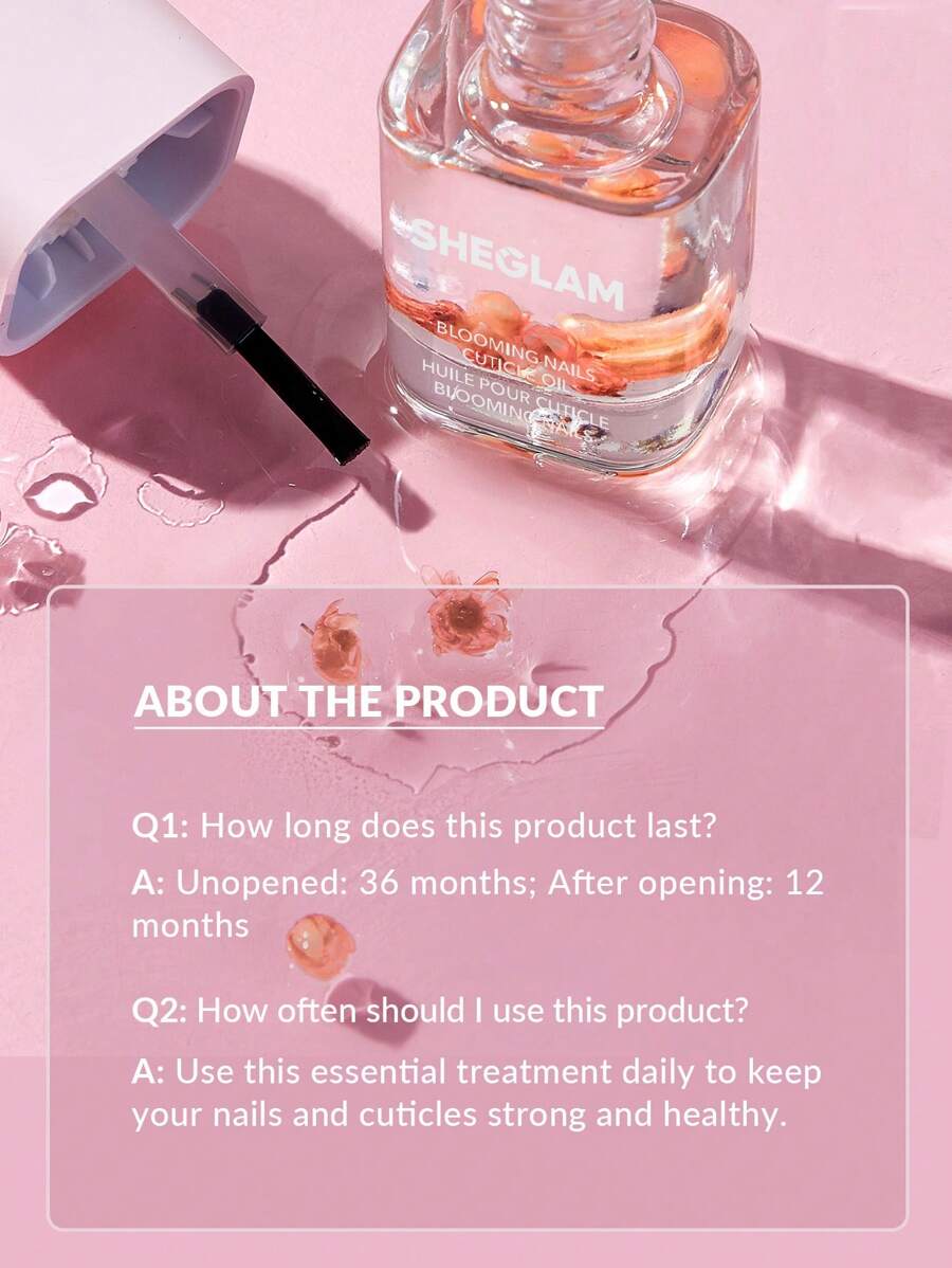 Sheglam blooming nails cuticle oil