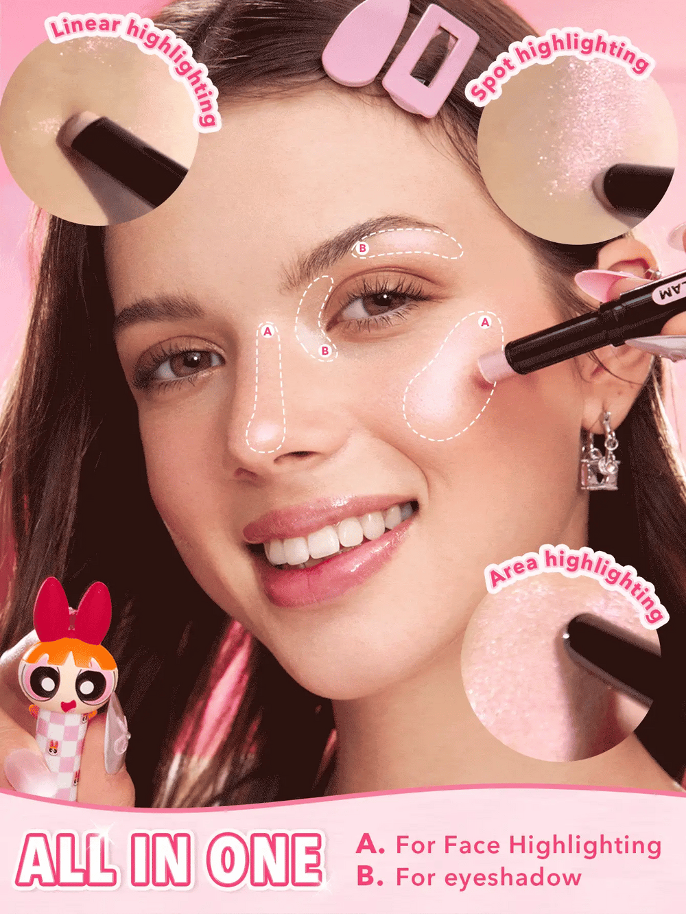 SHEGLAM Powerpuff Girls-Noia Shimmer Stick
