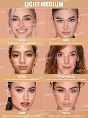 SHEGLAM Concealer +Shimmer Liquid Bronzer +COMPLEXION PRO MATTE FOUNDATION