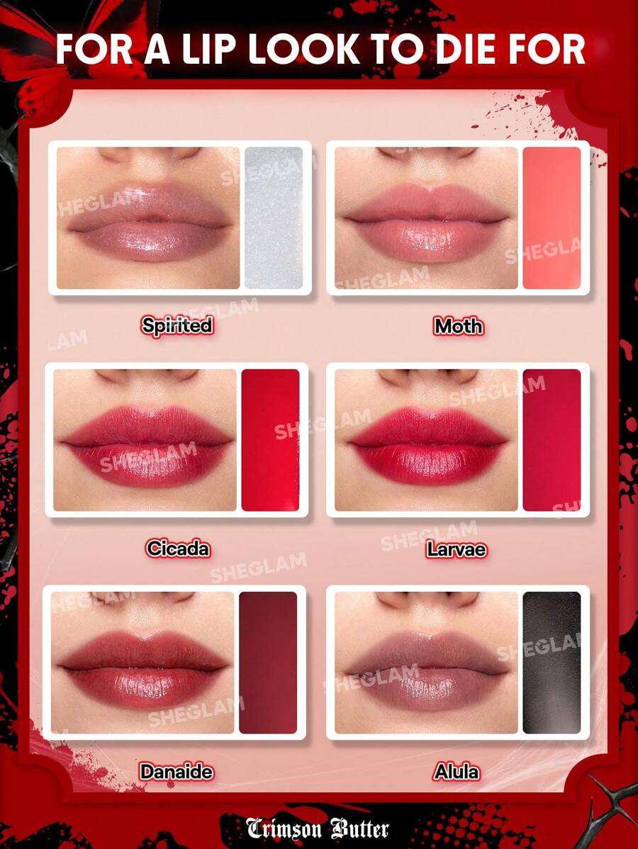 SHEGLAM Phantom s Kiss Lip Gloss Palette