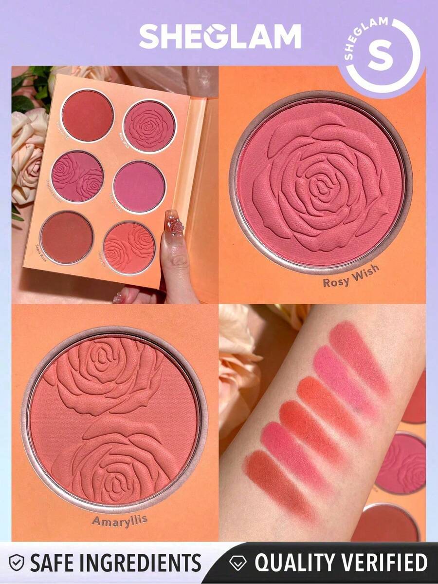 Sheglam Floral Flush Blush Palette