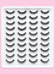 Shein 20 Pairs Manga Lashes Faux Mink Eyelashes