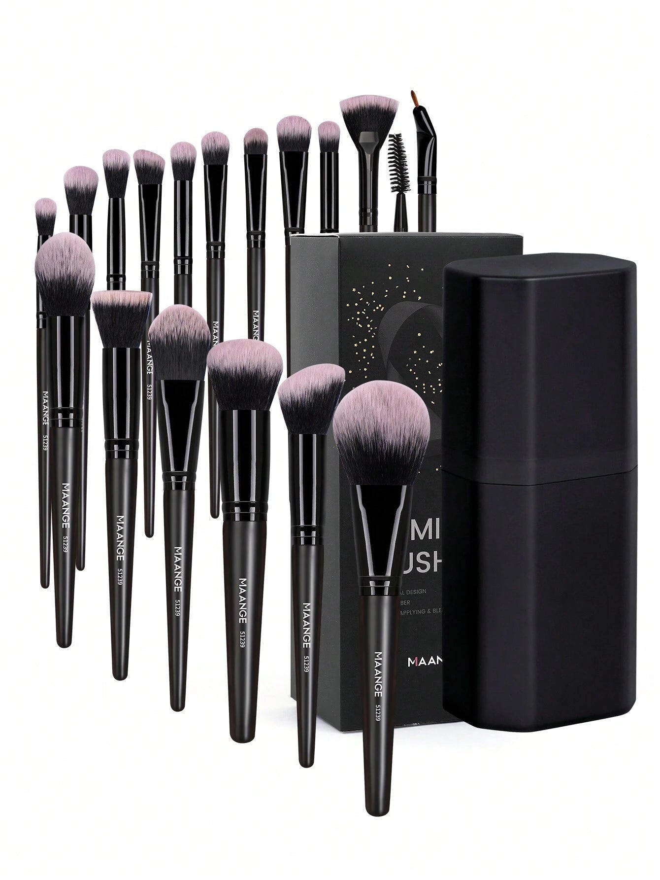 Maange Premium 18 Makeup Brush Set