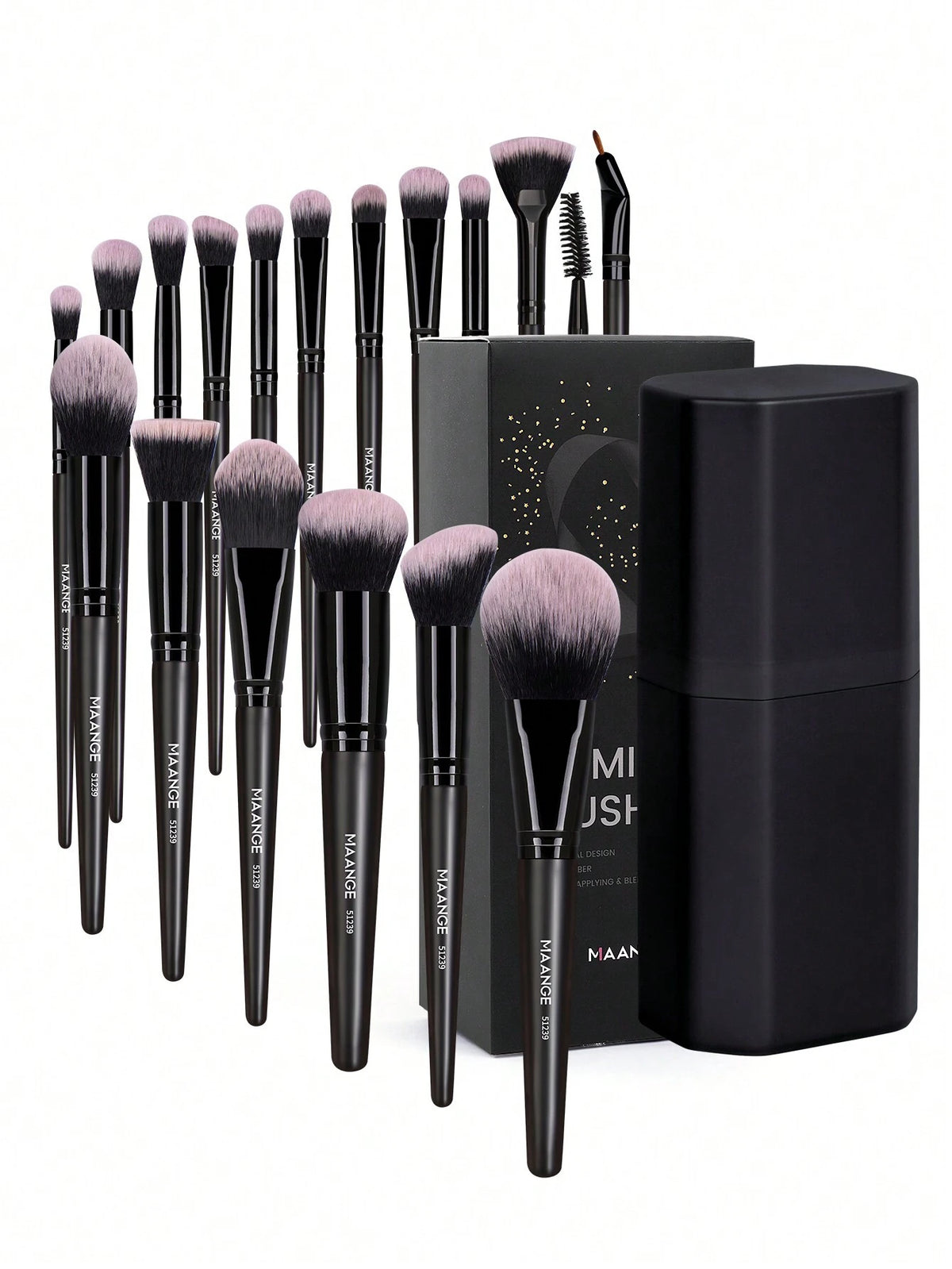 Maange Premium 18 Makeup Brush Set