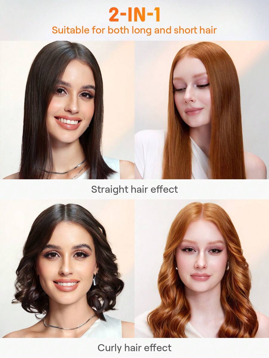 Sheglam hair travel buddy mini hair straightener 2*1