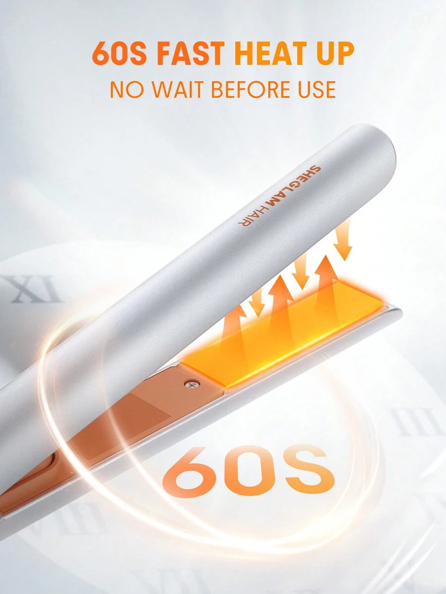 Sheglam hair travel buddy mini hair straightener 2*1