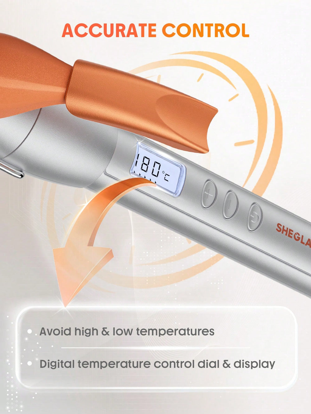 Sheglam Hair it curl curling iron 9mm