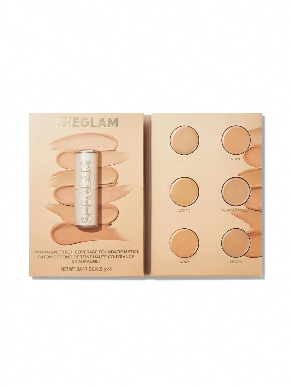 Sheglam Skin Magnet High Coverage Foundation Stick Sample
