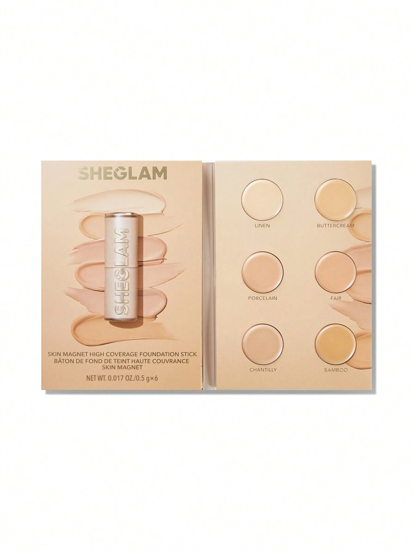 Sheglam Skin Magnet High Coverage Foundation Stick Sample