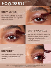 Sheglam All-In-One Volume and Length Mascara-Waterproof Macchiato