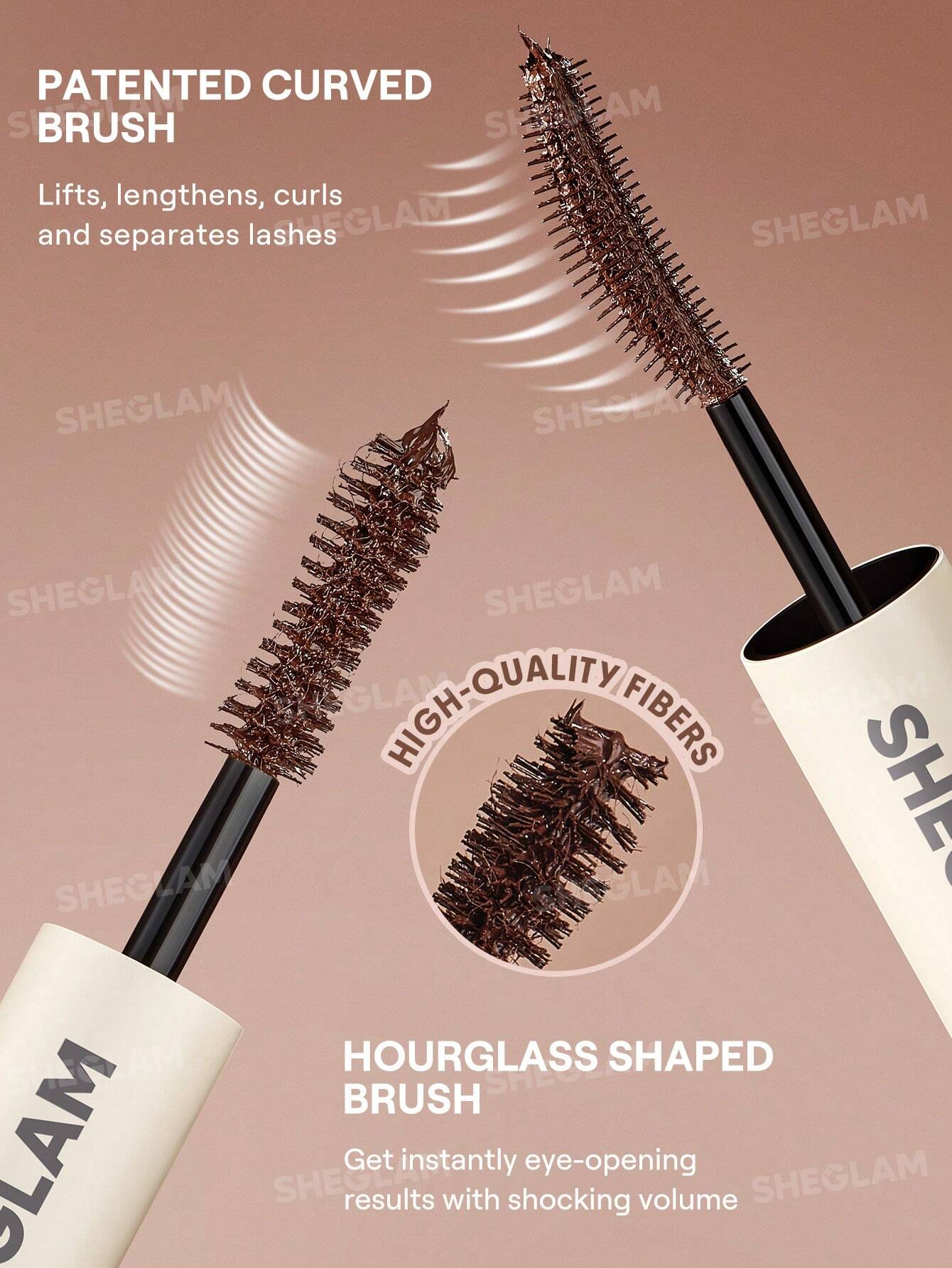 Sheglam All-In-One Volume and Length Mascara-Waterproof Macchiato