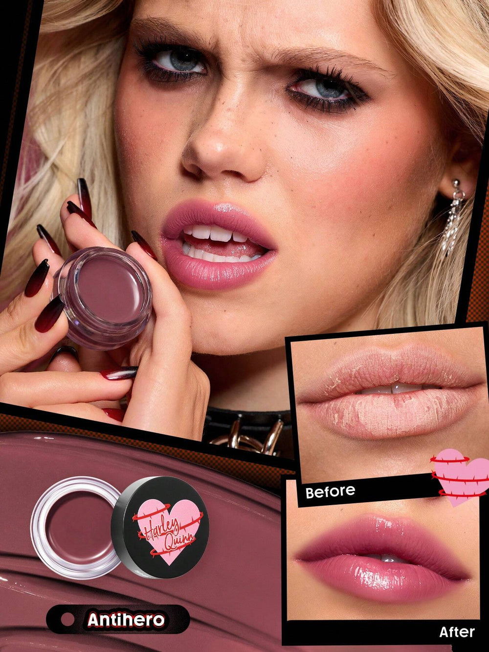 Sheglam Harley Quinn X SHEGLAM Villainous Misfits Lip Jam Set