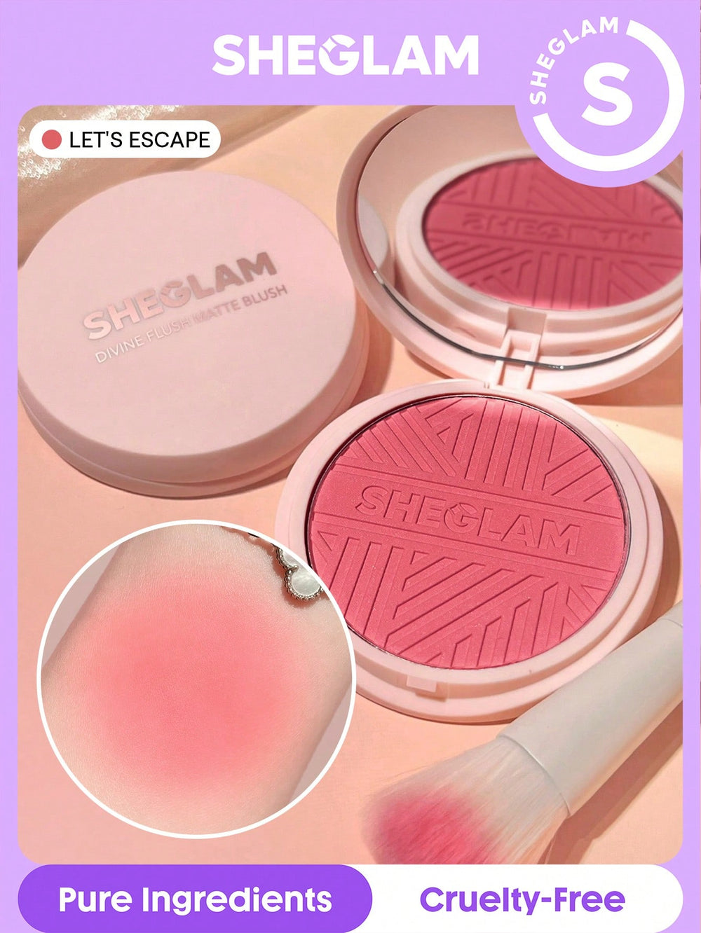 Sheglam divine flush matte blush