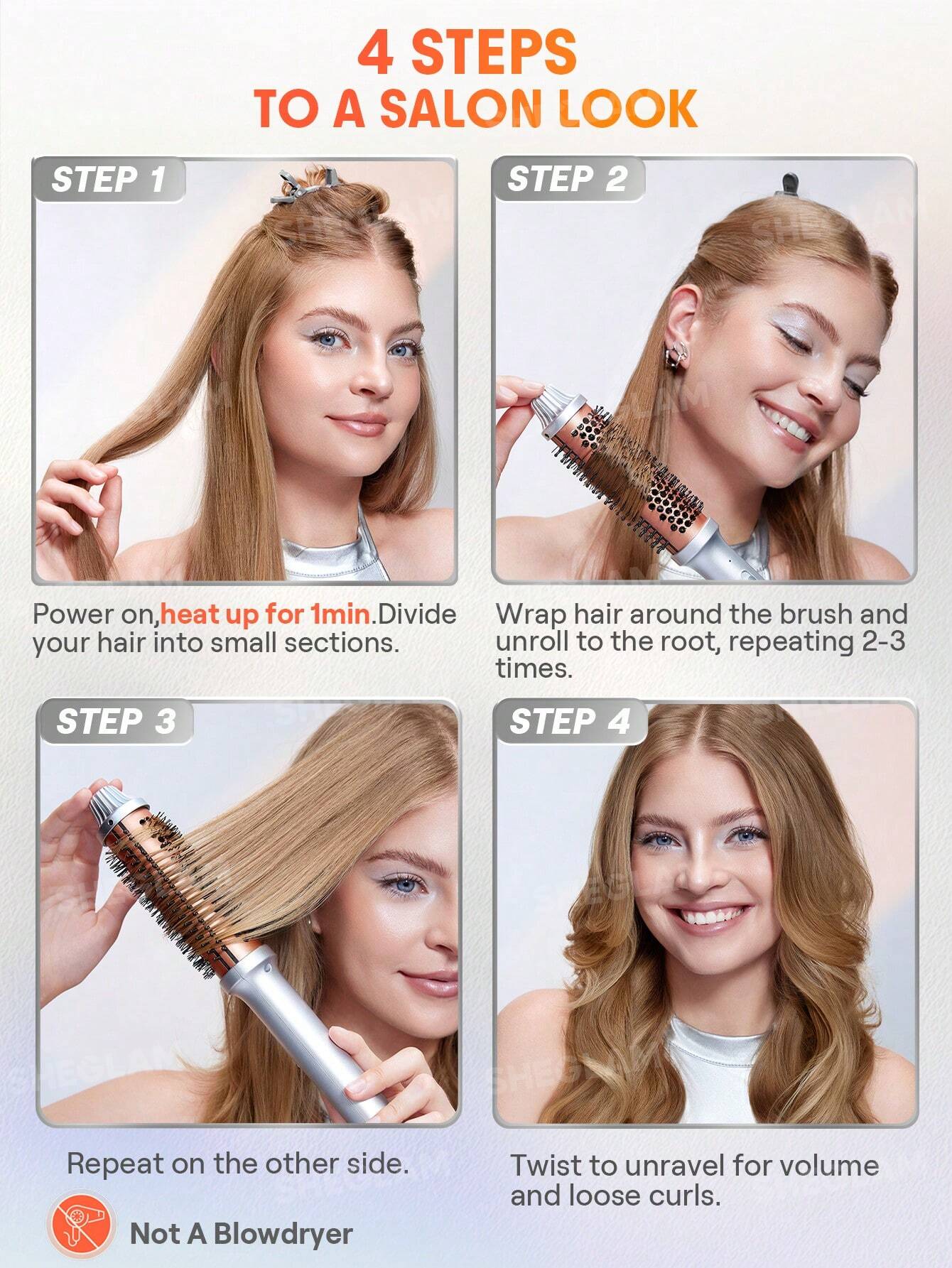 SHEGLAM HAIR It-Curl Thermal Brush 38mm