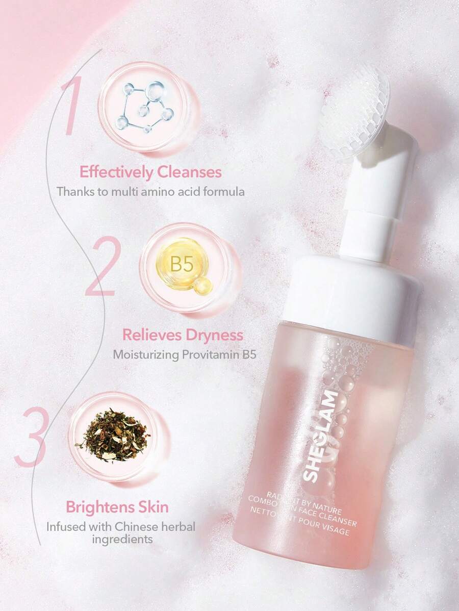 Sheglam Radiant By Nature Combo Skin Face Cleanser 100M