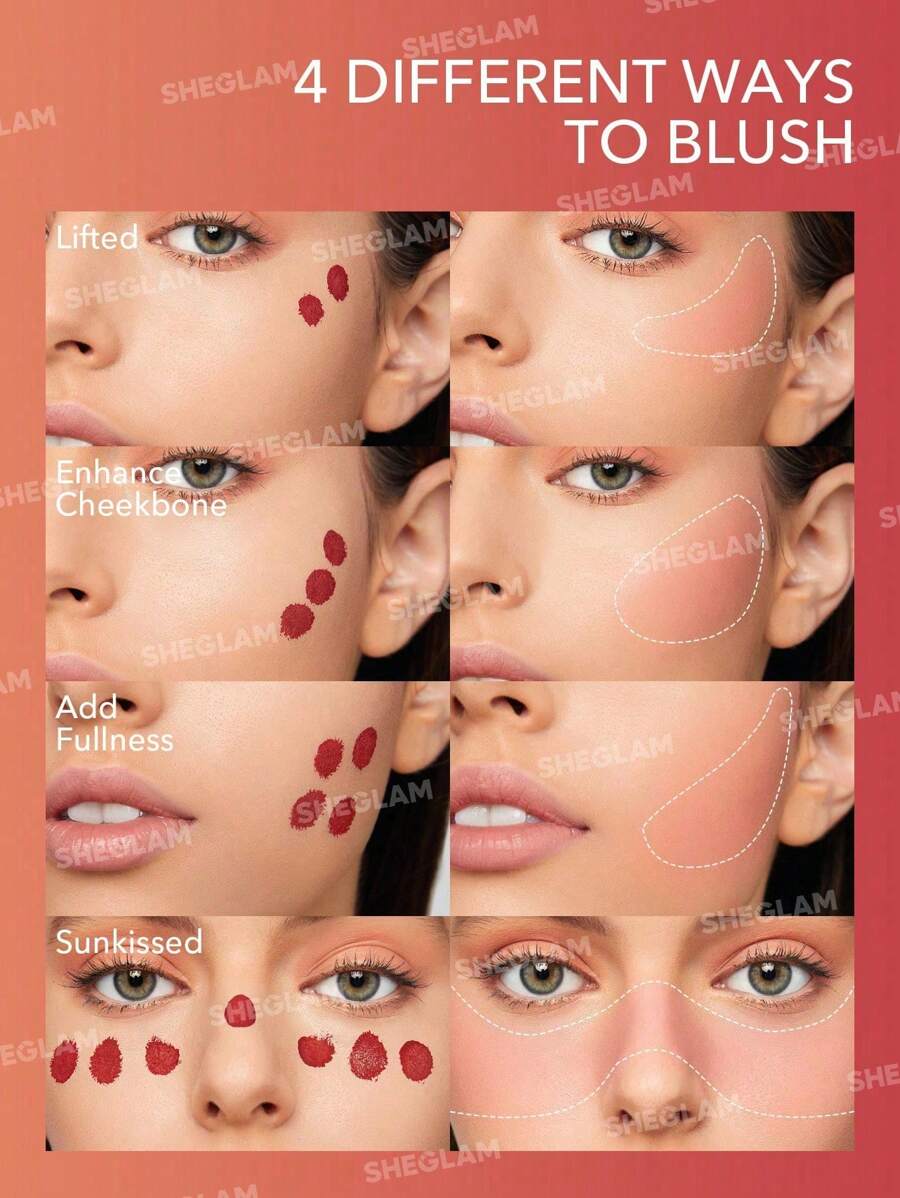 Sheglam Color Bloom Dayglow Liquid Blush Shimmer