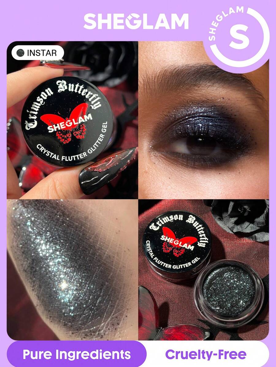 Sheglam Crystal Flutter Glitter Gel