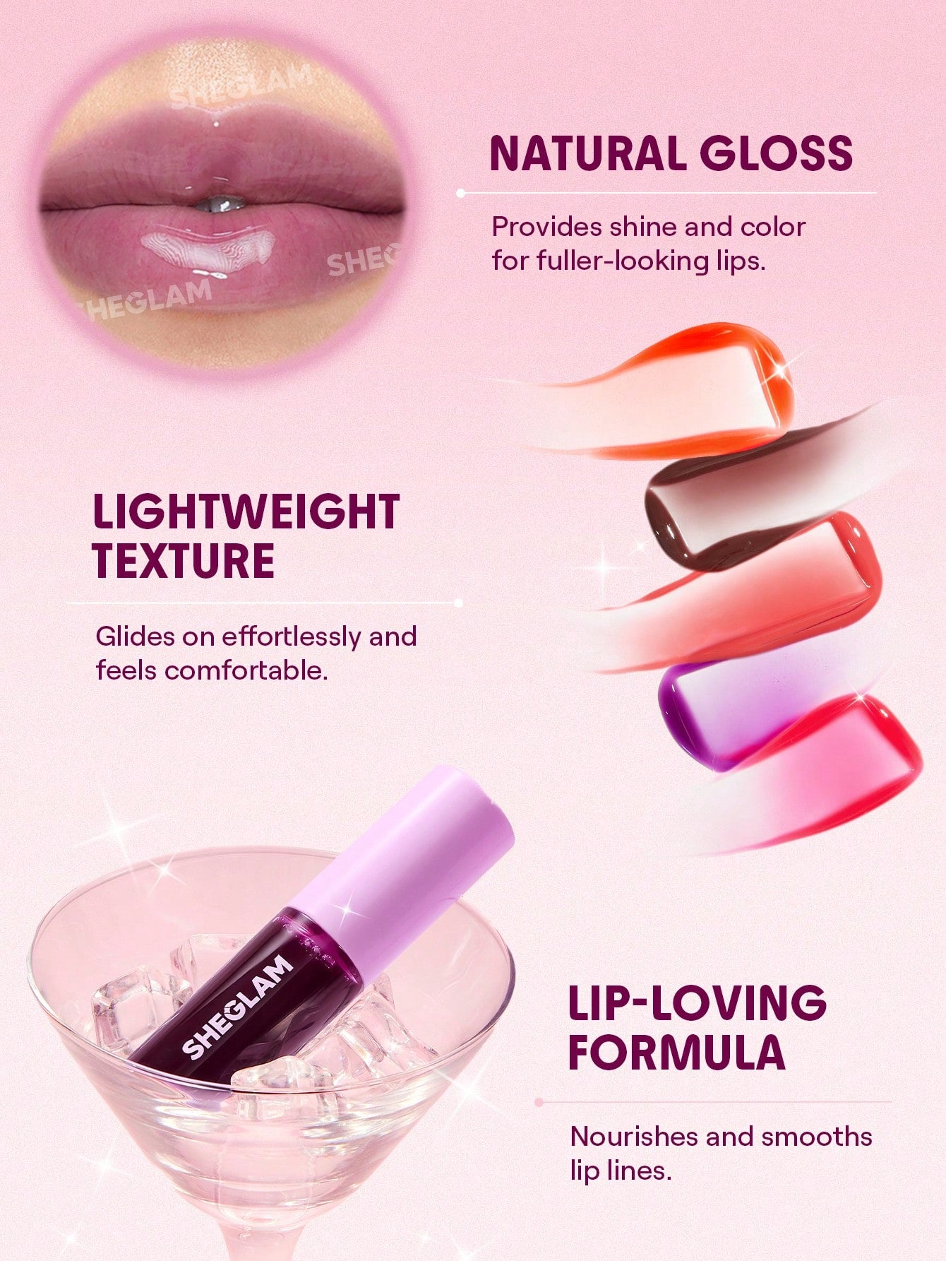 Sheglam jelly wow tinted lip oil