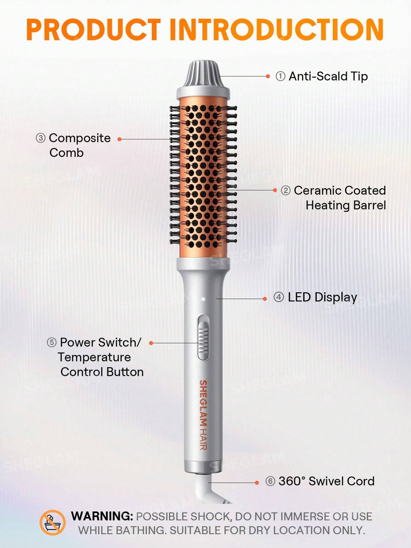 SHEGLAM HAIR It-Curl Thermal Brush 38mm