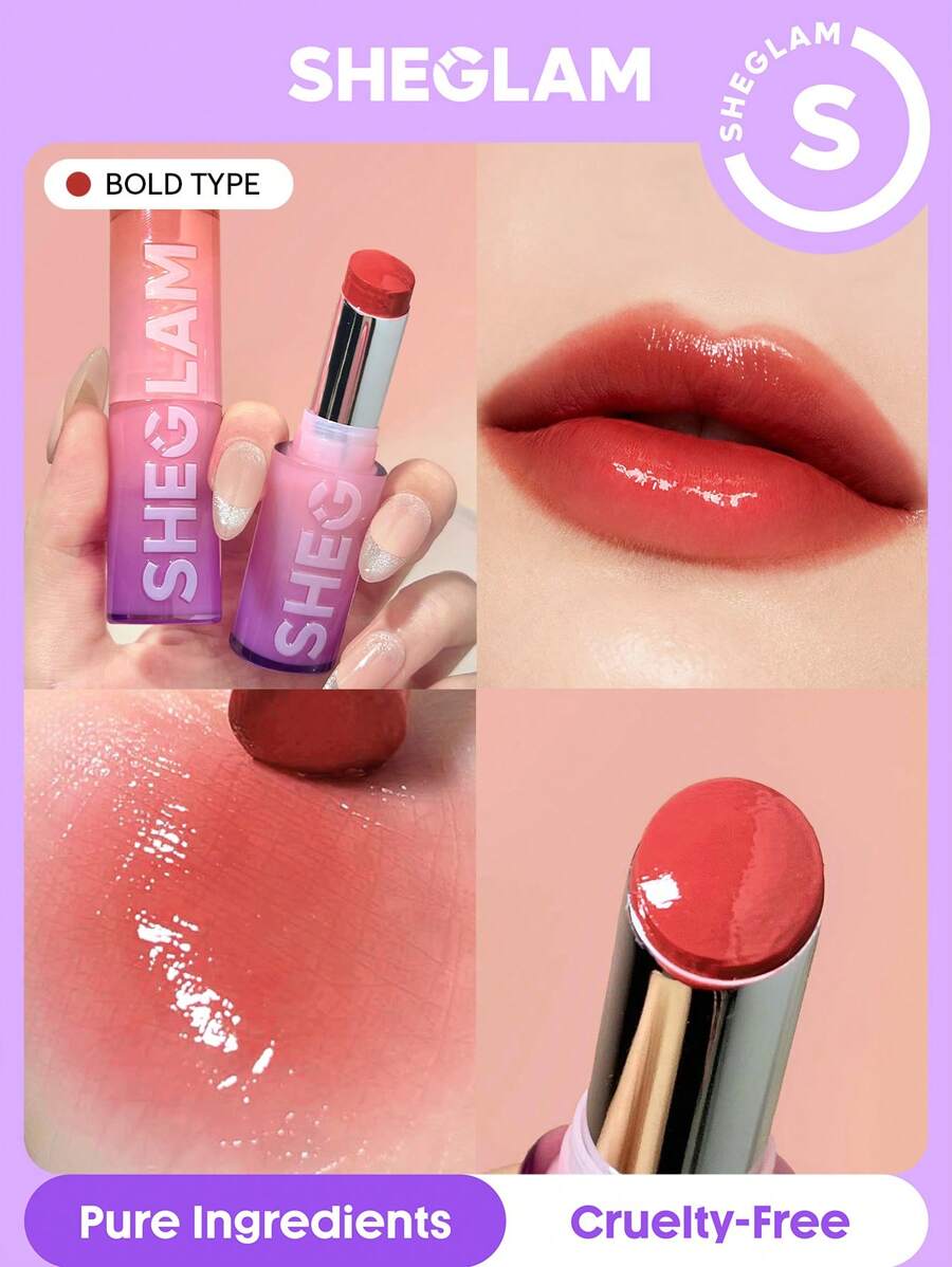 SHEGLAM Mirror Kiss High-Shine Lipstick