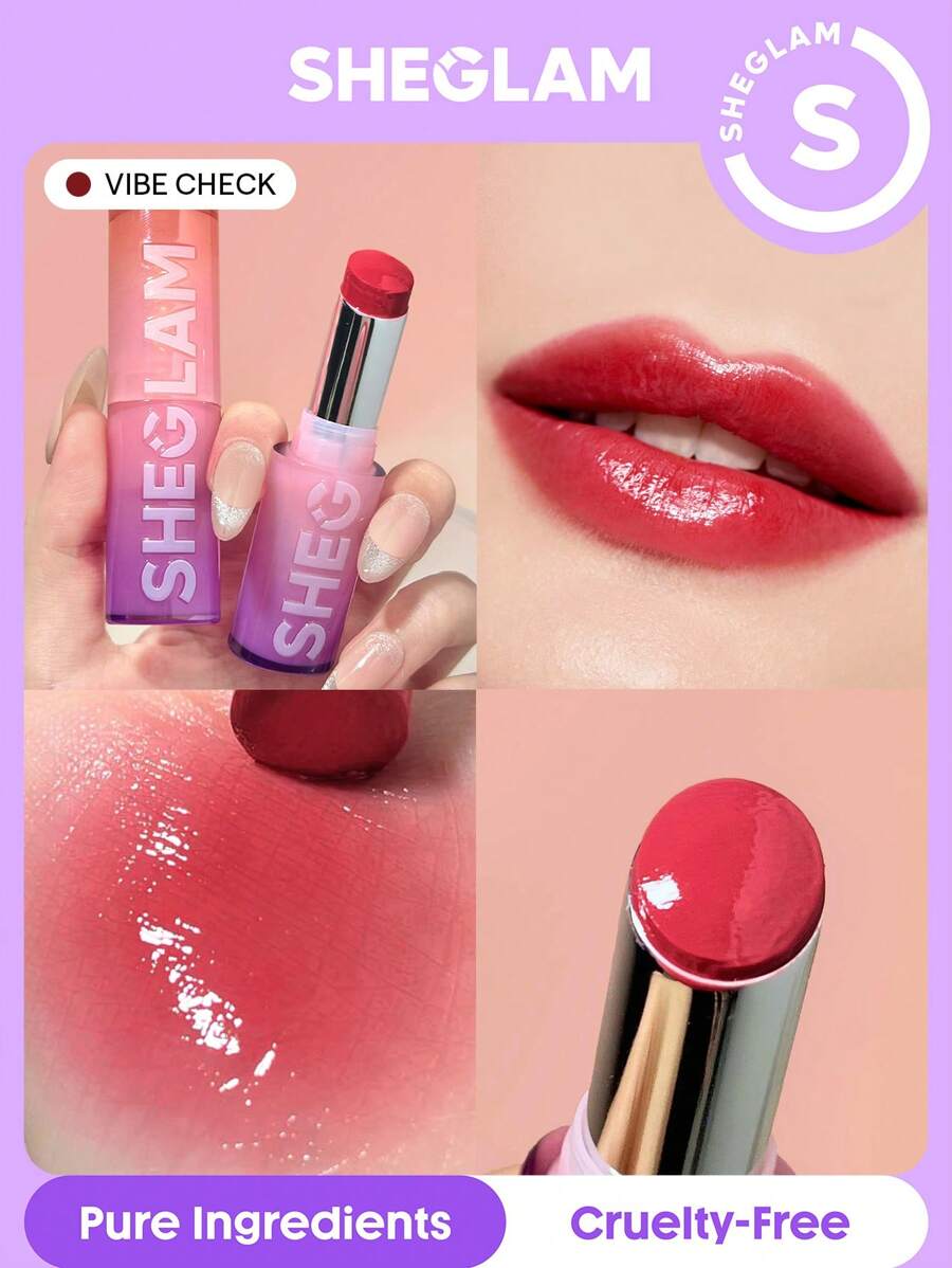 SHEGLAM Mirror Kiss High-Shine Lipstick