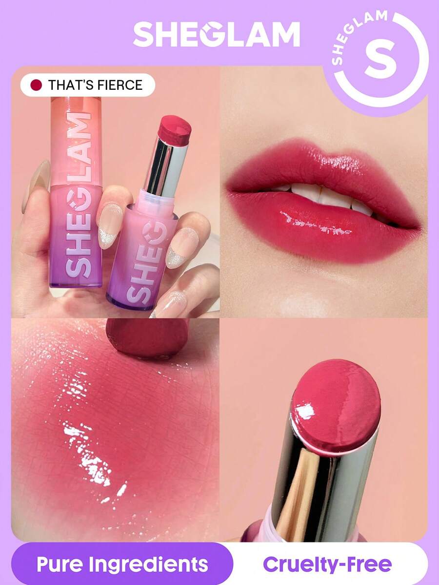 SHEGLAM Mirror Kiss High-Shine Lipstick