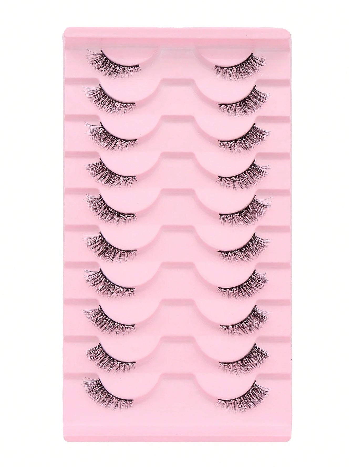 Shein 10 pairs of natural-looking crisscross cat