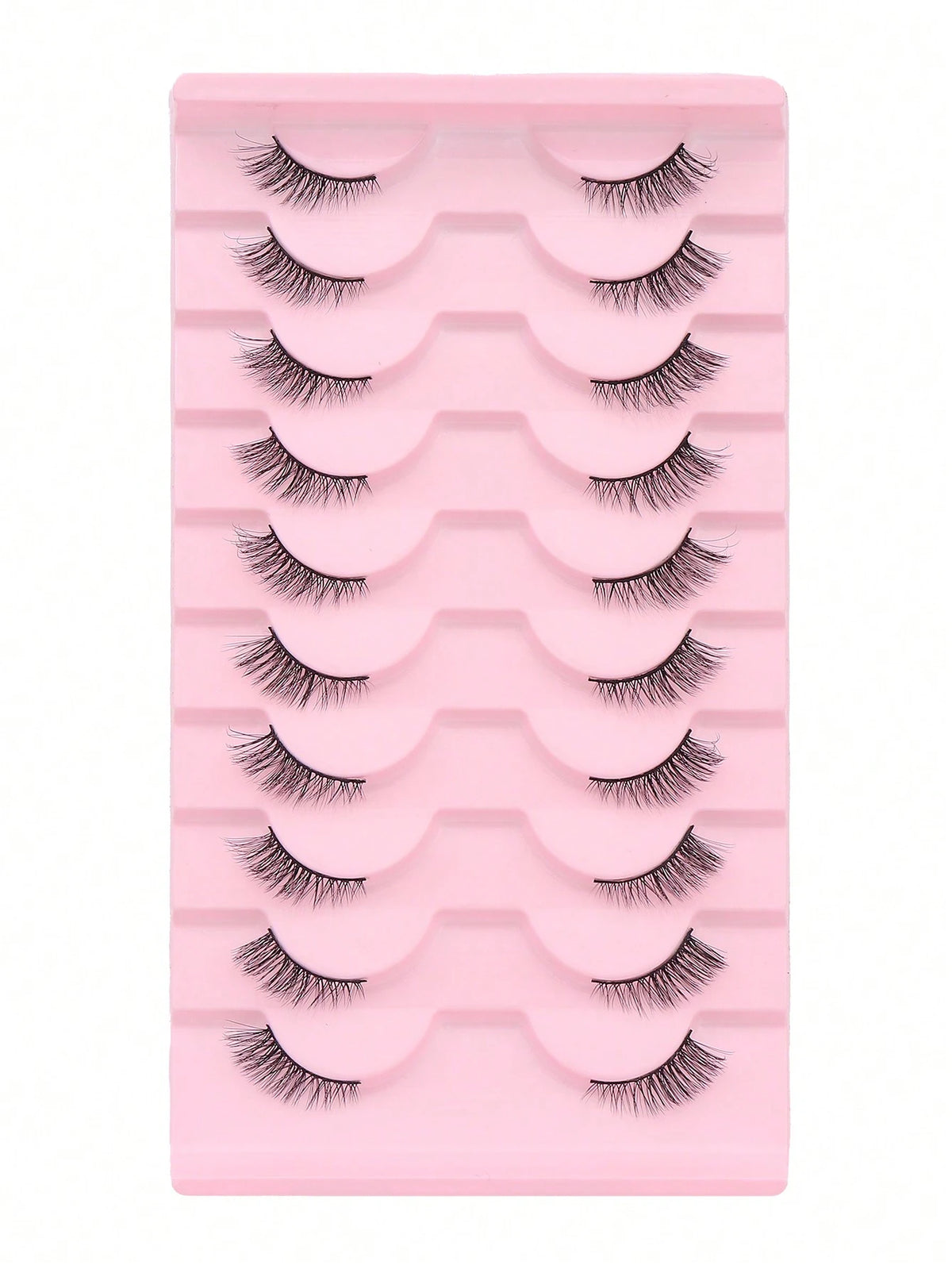 Shein 10 pairs of natural-looking crisscross cat